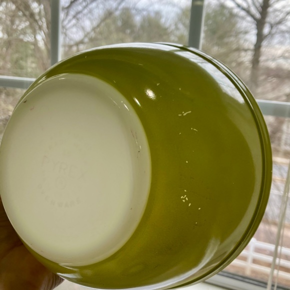 VTG Pyrex Set Verde Green Nesting Mixing Bowls 401 402 403 - Picture 7 of 14